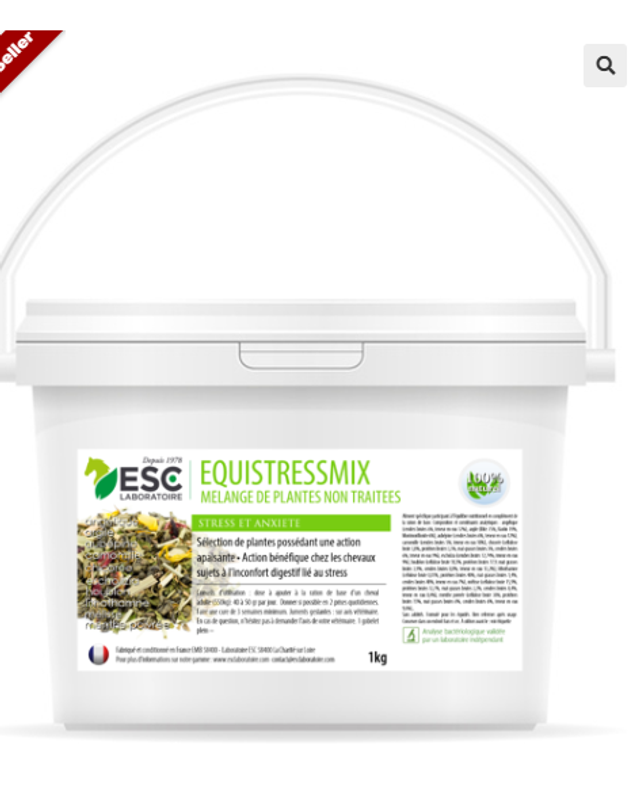 EQUISTRESSMIX – Stress et anxiété cheval – Mélange de plantes
