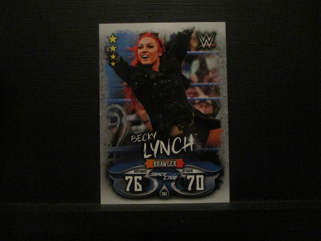 Becky Lynch - Smackdown Live Slam Attax Live Original Trading Card #151