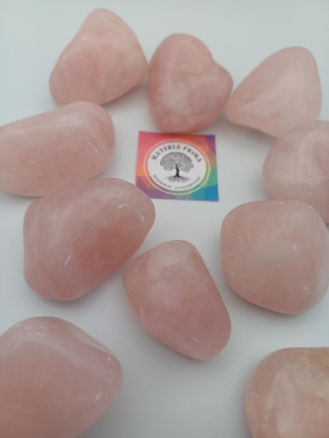 Quartz rose (pierre roulée)