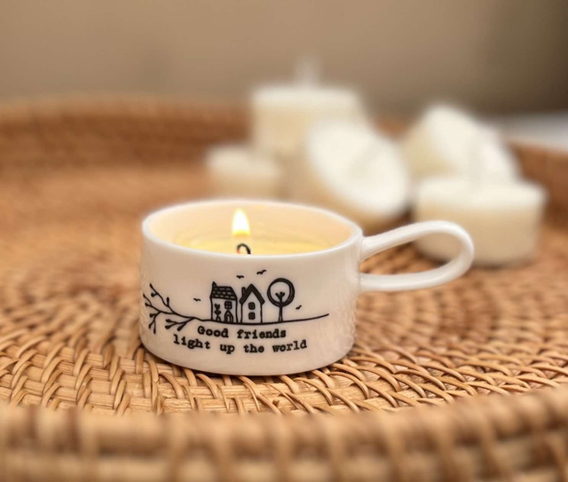 Good Friends Handled Tealight Holder