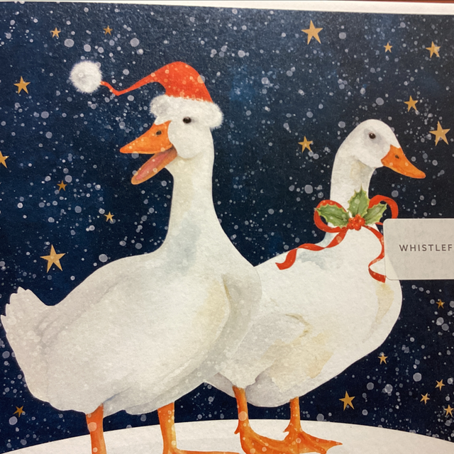 Christmas Open Whistlefish (Geese)