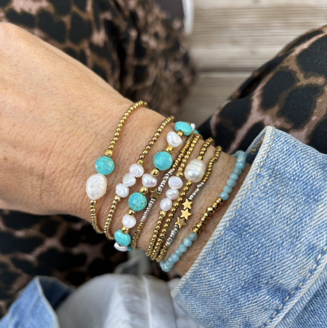 Bracelet Pastille turquoise
