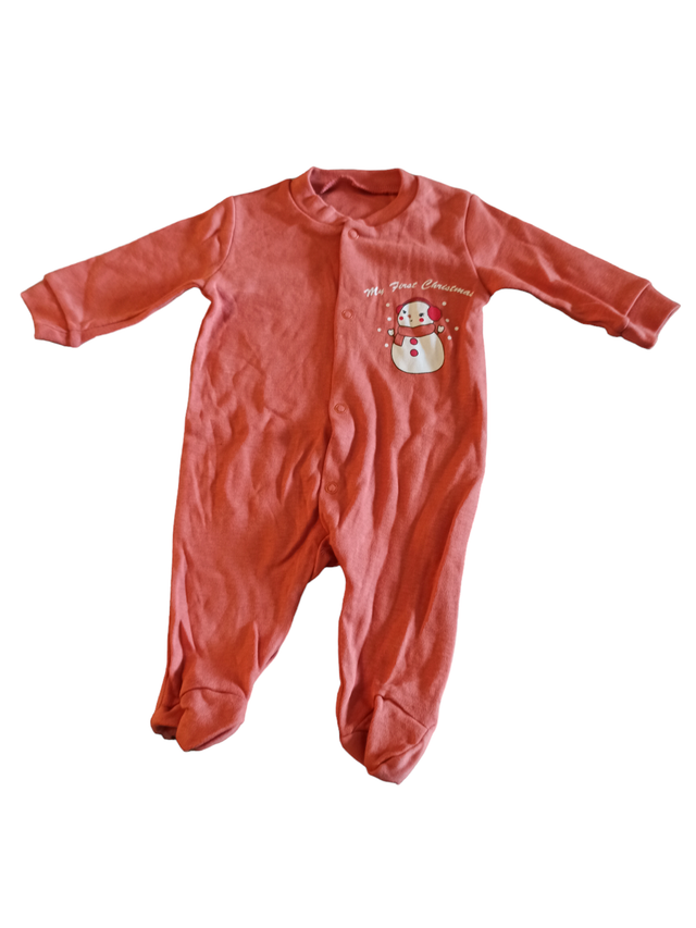 Grenouillère 0-3 mois corail (Necix's)