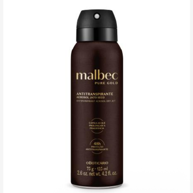 Malbec Pure Gold Deodorant 125ml