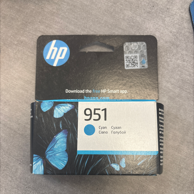 951 HP orignal Cyan HOB000359