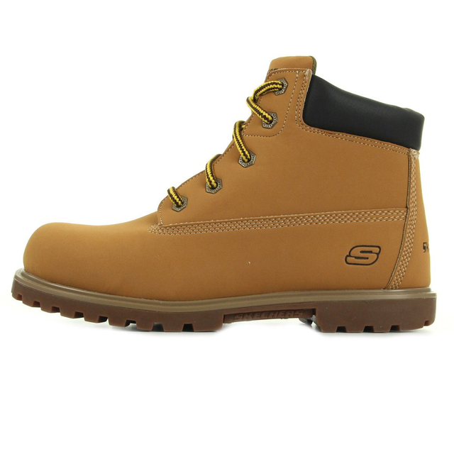 Bottines à lacets junior Skechers Mecca Mitigate brown Pointure 32