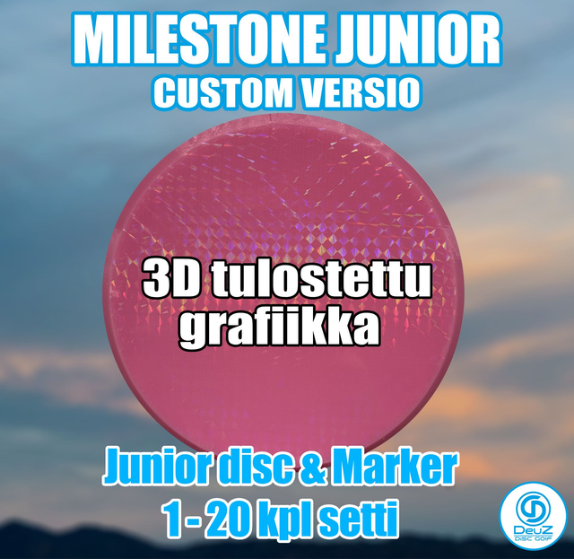 Custom Juniori/merkkauskiekko - 1-20 kpl setti 