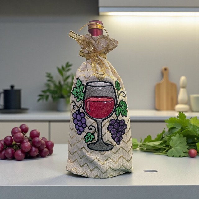 Fourreau pour bouteille de Vin