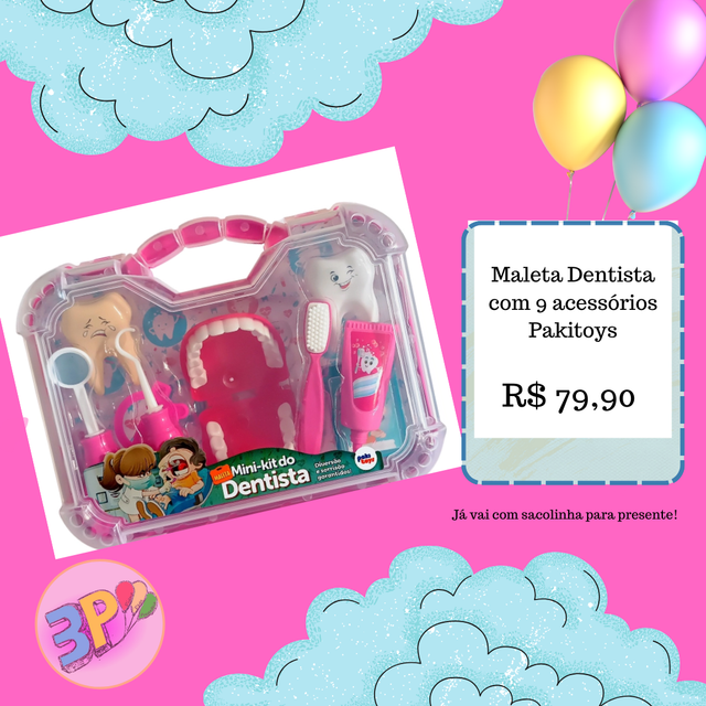 Maleta DENTISTA - 9 Acessórios