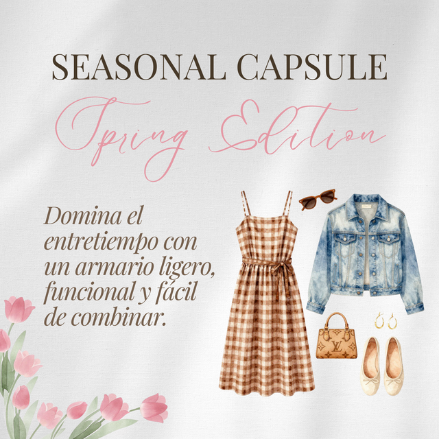 SEASONAL CAPSULE: Spring Edition - Armario Cápsula de Primavera