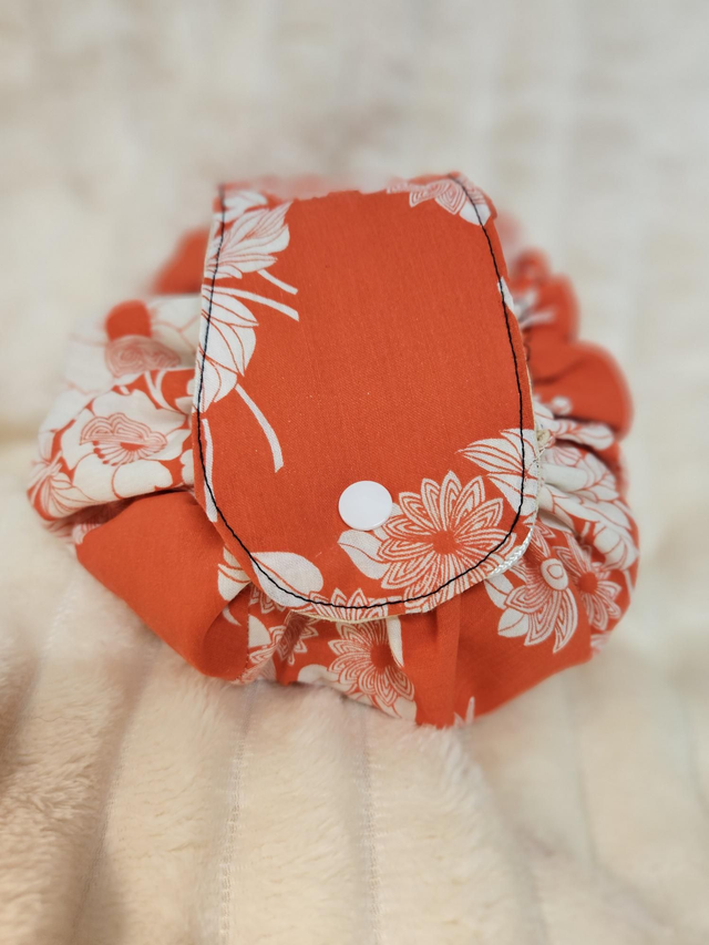 Bourse à maquillage "orange "