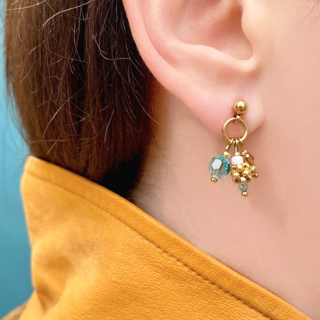 Boucles d&#039;oreilles Kalia breloques