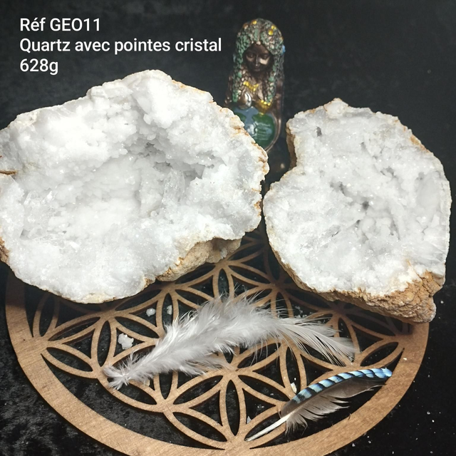 Géode Quartz * env12cm