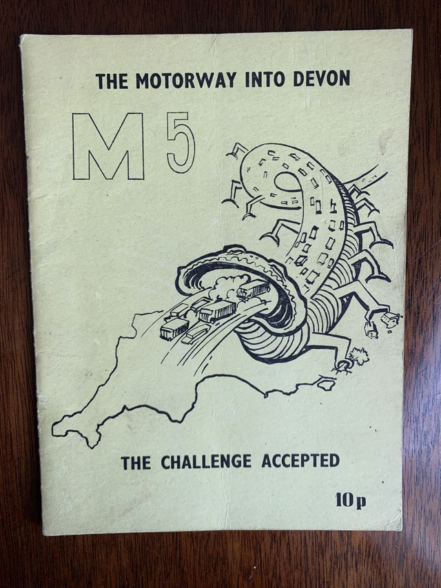 M5 The Motorway into Devon The Challenge Accepted Conservation Society Booklet