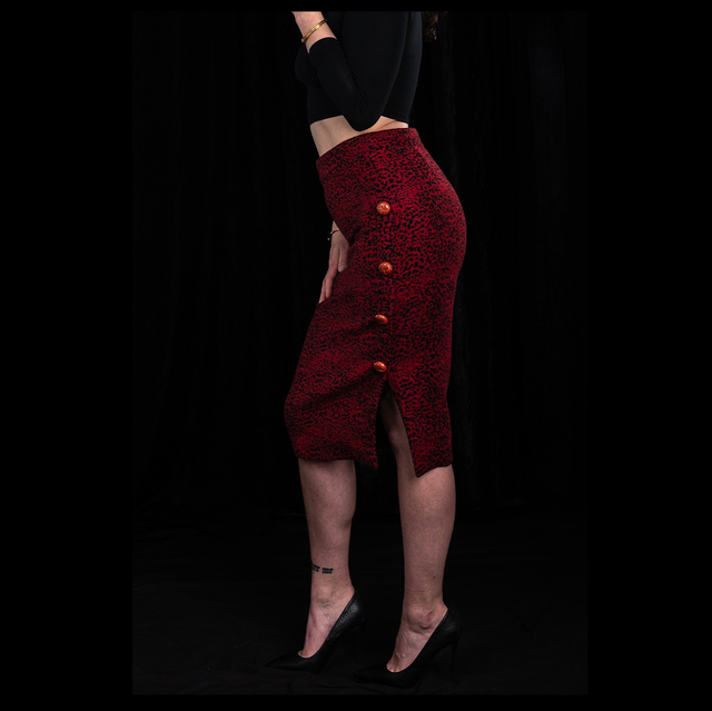 JUPE LONGUE EN LAINE 