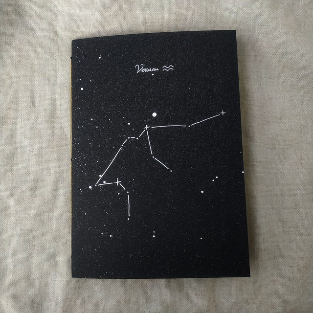 Carnet Constellation A5 (Signes astrologiques/étoiles)