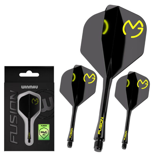 Michael van Gerwen MvG Pac Man Fusion Integrated Flight & Shaft by Winmau