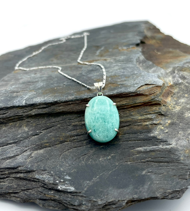 Pendentif amazonite