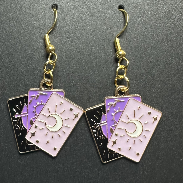 Pastel Tarot Cards Earrings