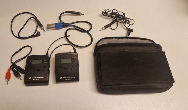 Senneheiser SK/EK100 EW 100 G3 G-band, Fick-sändare & mottagare (antenn lagad)