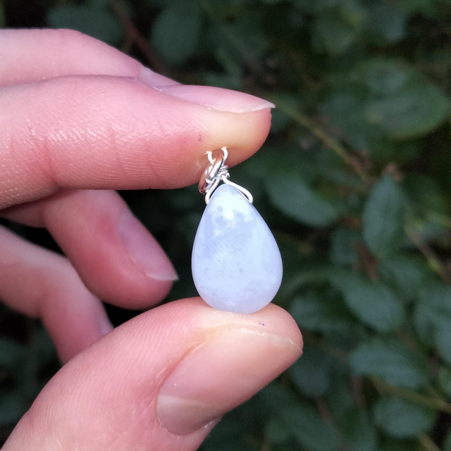 Blue Lace Agate Drop 2