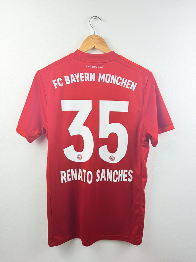 (M) Bayern Munich 2019-20 Home football shirt / Renato Sanches 35