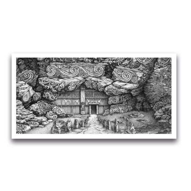 Carte Sanctuaire celtique 19,5 x 10 cm (1)