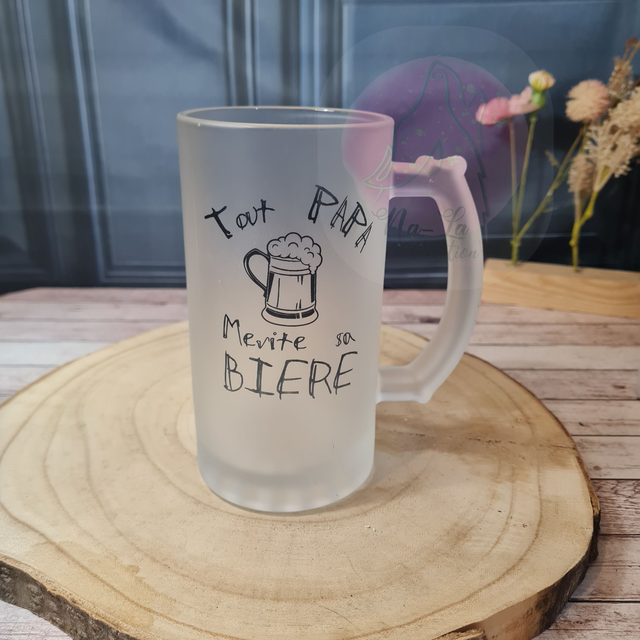 🍺 Chope de bière prête à offrir– un cadeau qui a du sens spécial papa 