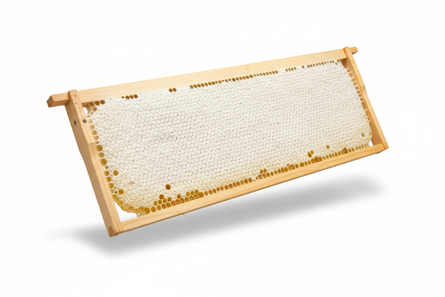 Ab Mai: Ganze Honigwabe im Rähmchen >2kg