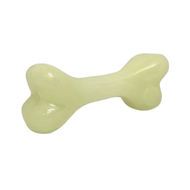 Jouet en os à mâcher et flottant en caoutchouc synthétique PUP-X