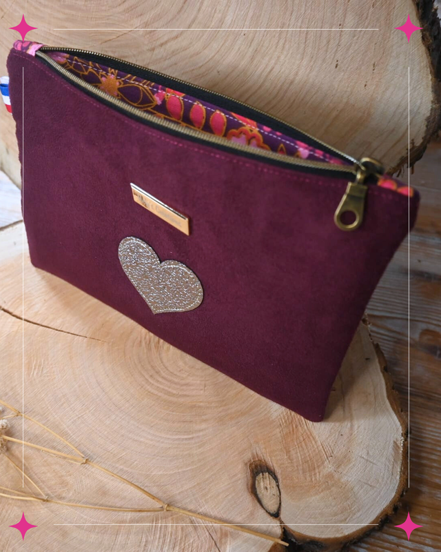 ❤️ Trousse plate “Made with Love” – Chic, douce & symbolique ❤️