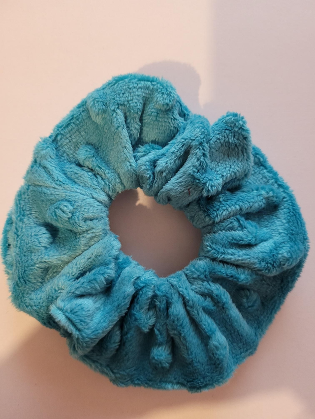 Chouchou Bleu Turquoise