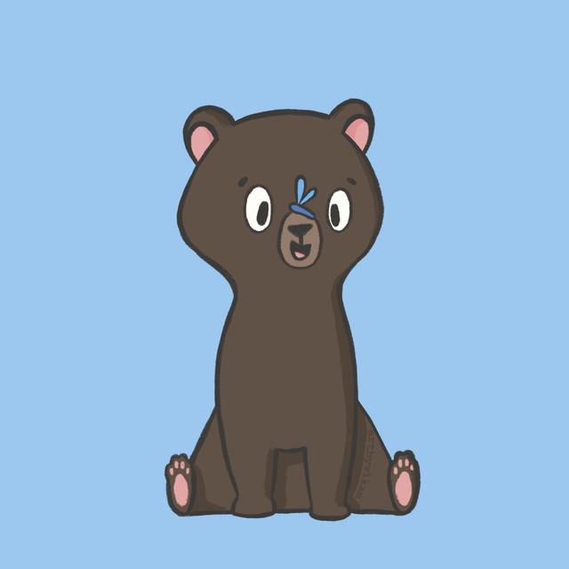 A Bear and its Dragon-Fly