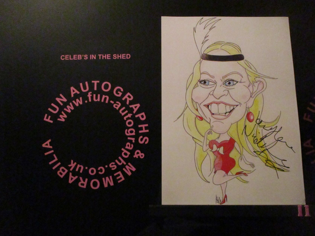 Nicole Faraday Limited Edition A4 Authentic Autographed Caricature (11)(SEE PIC)