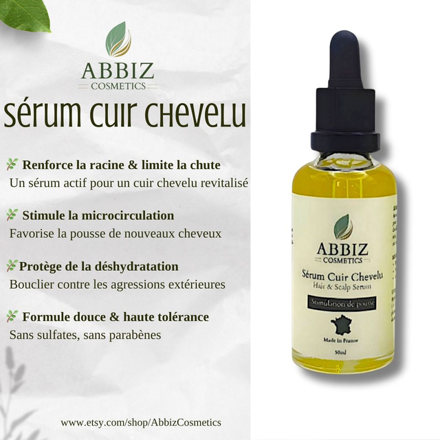Sérum Cuir Chevelu – L'Activateur de Pousse Naturel Anti-Chute