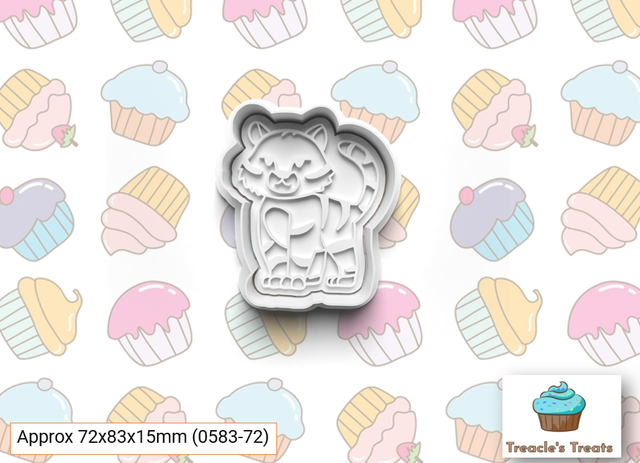 Tigar Fondant/cookie stamp with cutter 