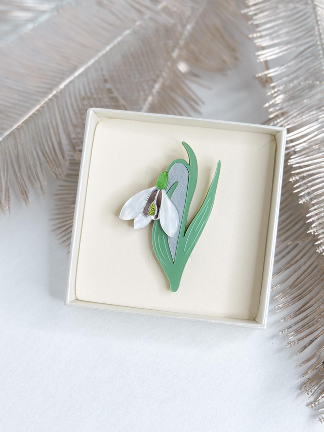 Lumikello rintaneula