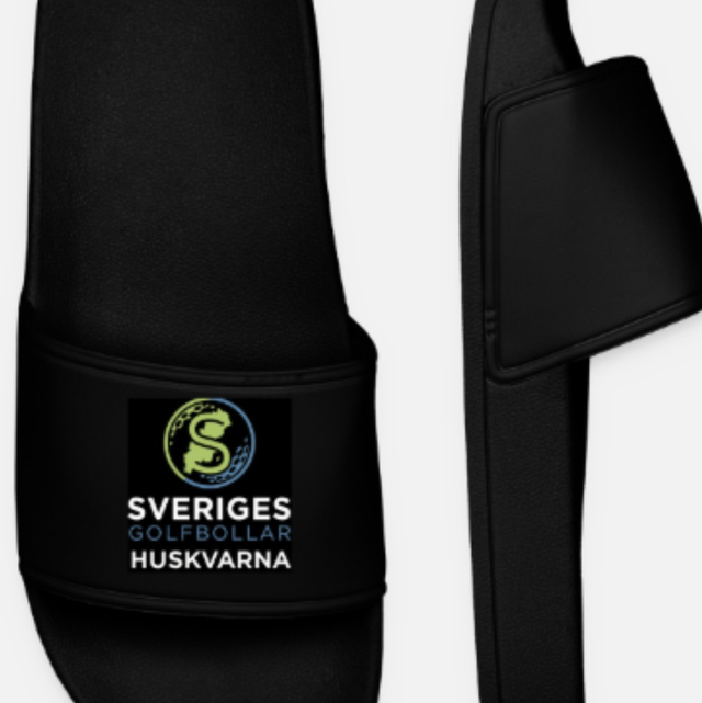 Badtofflor herr (svart)