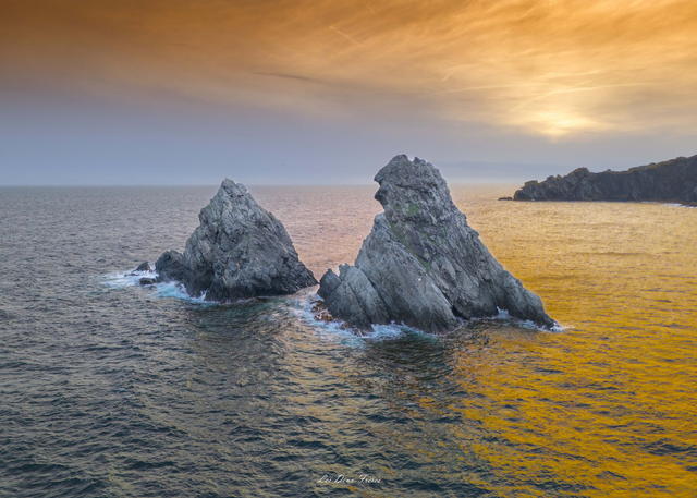 Coucher de soleil sur &quot;Les Deux Frères&quot;