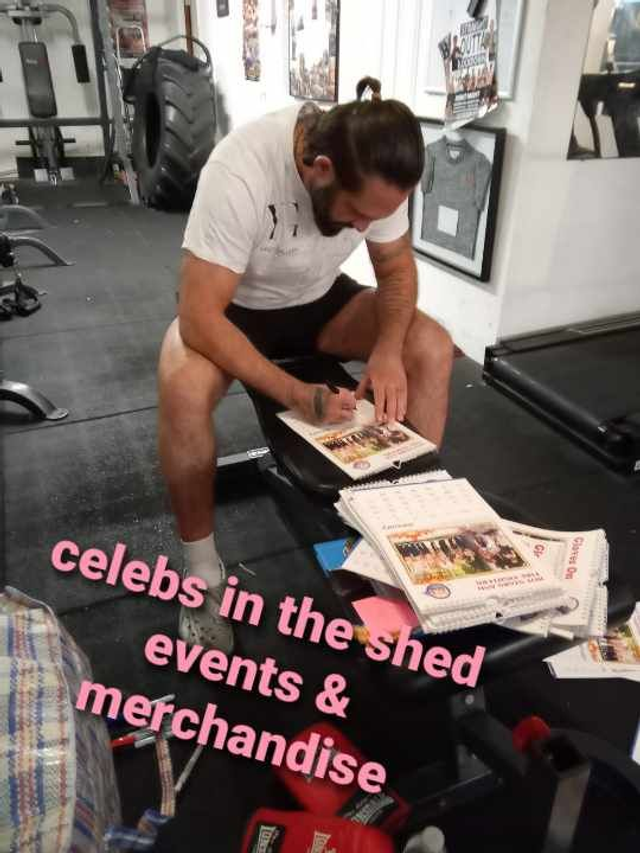 Kevin 'Green Machine' Greenwood Signed Hot Stars 2013 Calendar Page Only At Our Private In-Person Signing On 10th June 2024