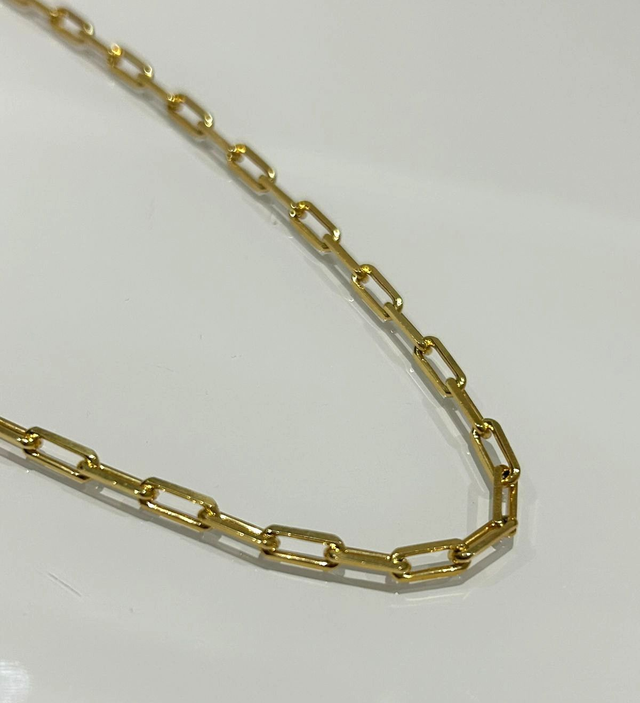 CHOCKER 35CM MODELO CARTIER GROSSO BANHADO EM OURO 18K