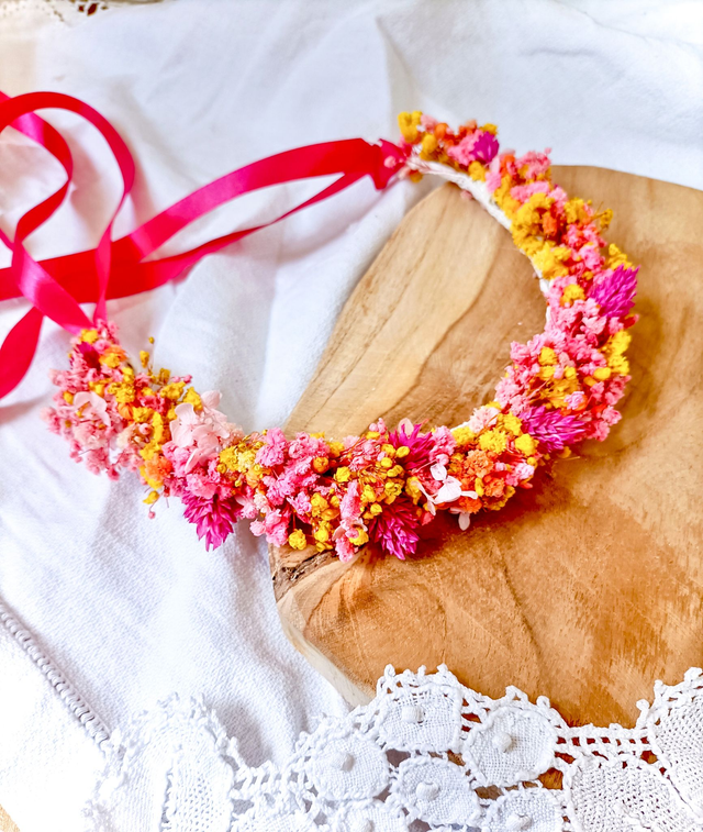 Couronne enfant Fleurs &amp; Sunset