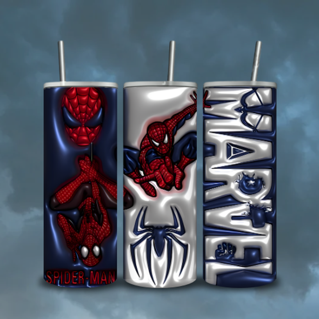 Tumbler 3D Marvel Spiderman 