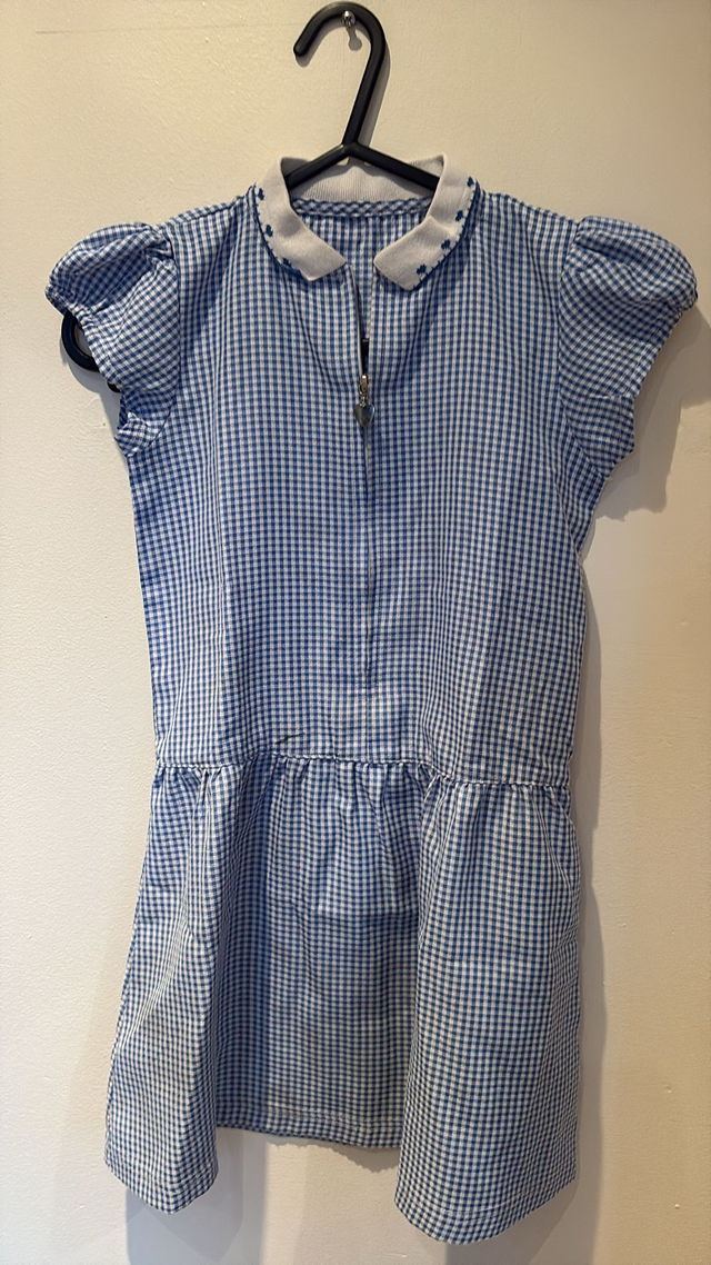 Summer Dresses Blue Age 6-7 (D15)