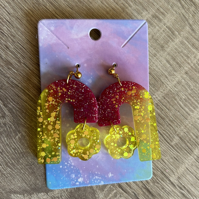 Pendientes Flowerbow