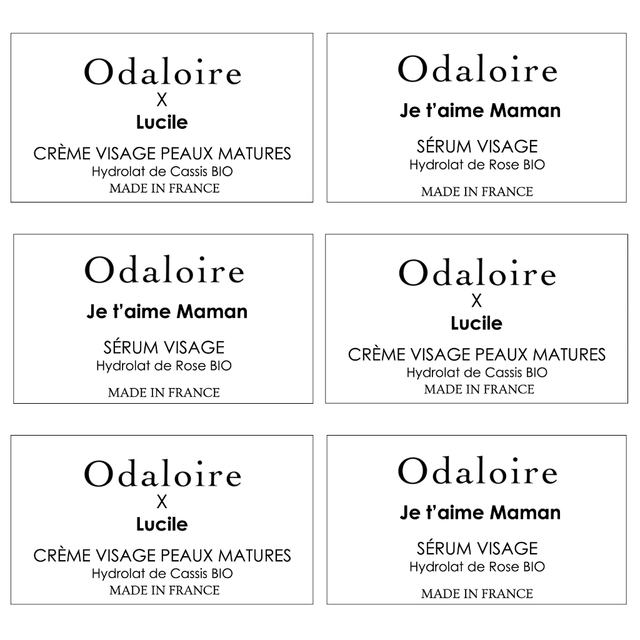 Etiquette personnalisée