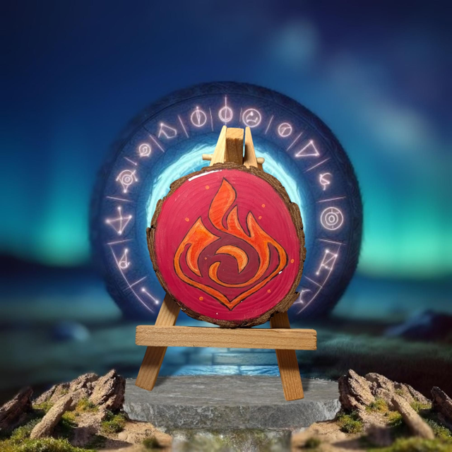 Rondin Asie - Genshin Impact &quot;Pyro&quot;