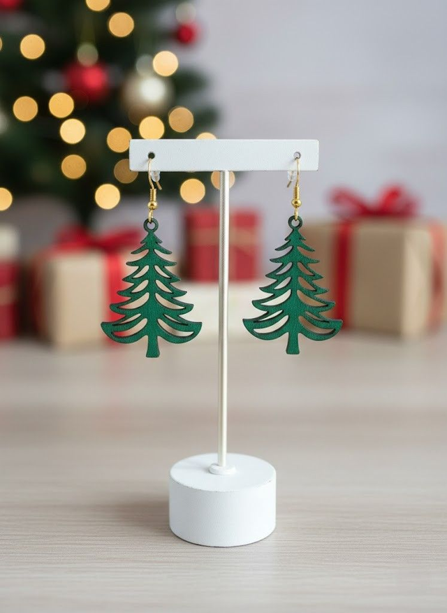 Boucles d'oreilles "petit sapin"