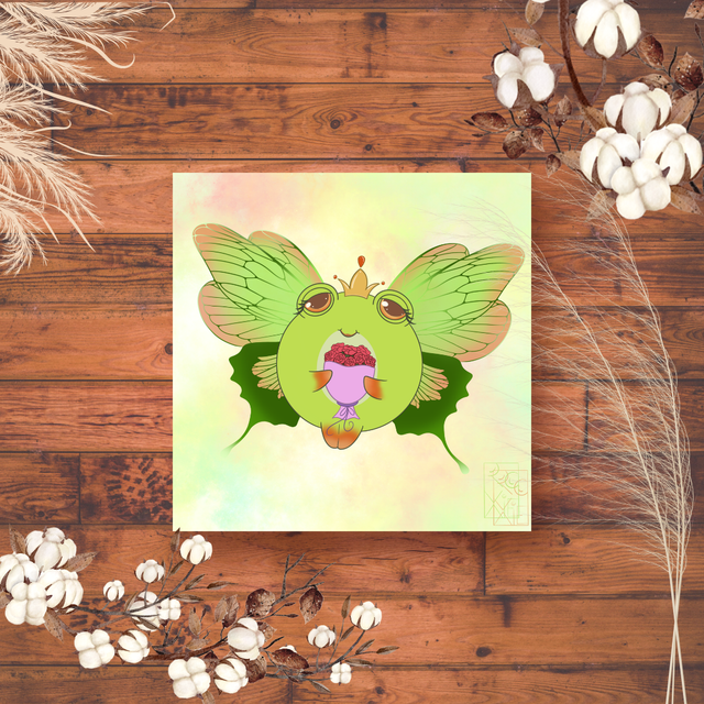 Carte Postale - Grenouille Fée