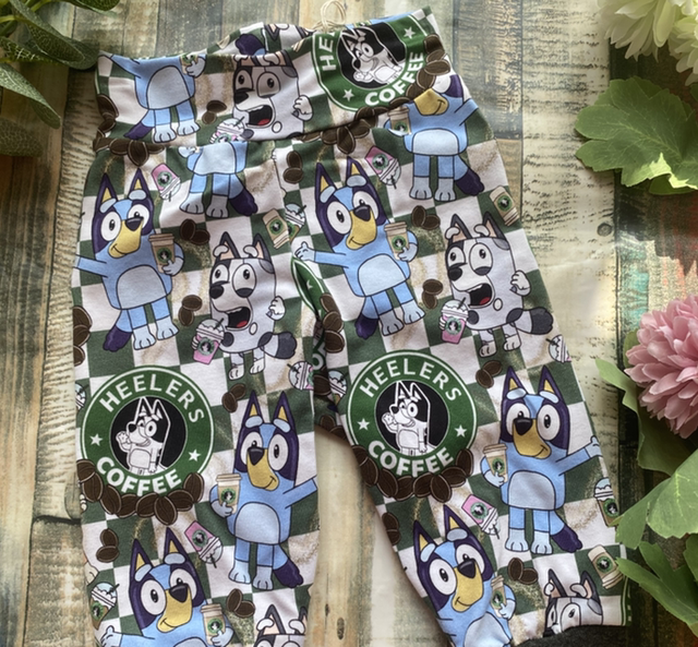 Heeler’s Coffee Leggings 3-6m